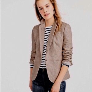 Tan J. Crew Campbell Blazer